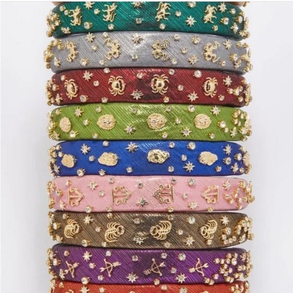 Lele Sadoughi Pices Alice headband in Aquamarine NWT - Picture 5 of 13